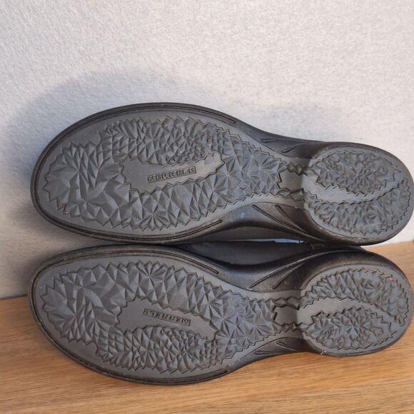 Merrell Andover Bluff Ankle Boots Women’s US 11 Black Leather Waterproof Chelsea - Picture 5 of 10